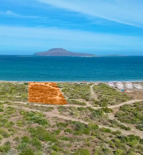 El Bajo Oceanfront Lot 30:  Big Beachfront, Big Views, Big Freedom