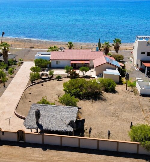 Off-Grid Beachfront Home for Sale in Mil Palmas, Loreto