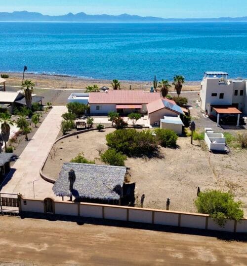 Off-Grid Beachfront Home for Sale in Mil Palmas, Loreto